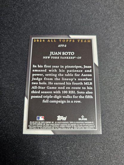 2025 Topps Series 1 Juan Soto All Topps Team Insert #ATT-2 Yankees NM