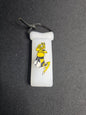 Abrooks ART x Sherbet Glass Shatter Bee V3 Eraser Pendant UV Lucy Over White